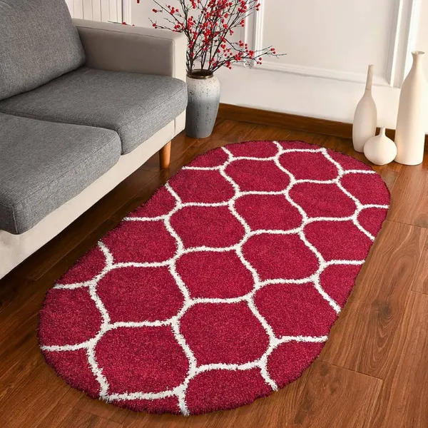 Premium_Oval_Soft_Area_Rugsoft_Durable_Non_Slip_Carpet_In_Multiples_Colors_For_Living_Room_Bedroom_Office_Red