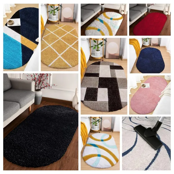 Premium_Oval_Soft_Area_Rugsoft_Durable_Non_Slip_Carpet_In_Multiples_Colors_For_Living_Room_Bedroom_Office_Yellow