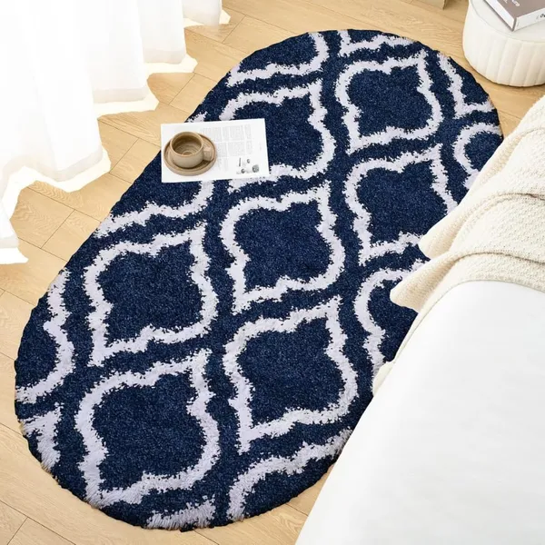 Premium_Oval_Soft_Area_Rugsoft_Durable_Non_Slip_Carpet_In_Multiples_Colors_For_Living_Room_Bedroom_Office_Blue