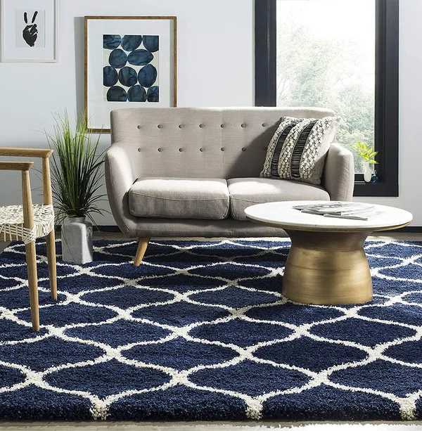Premium_Velvet_Runner_Rug_For_Hallways_And_Entryways_Soft_Non_Slip_And_Stain_Resistant_Design_For_Contemporary_Living_Spaces_Blue_And_Ivory