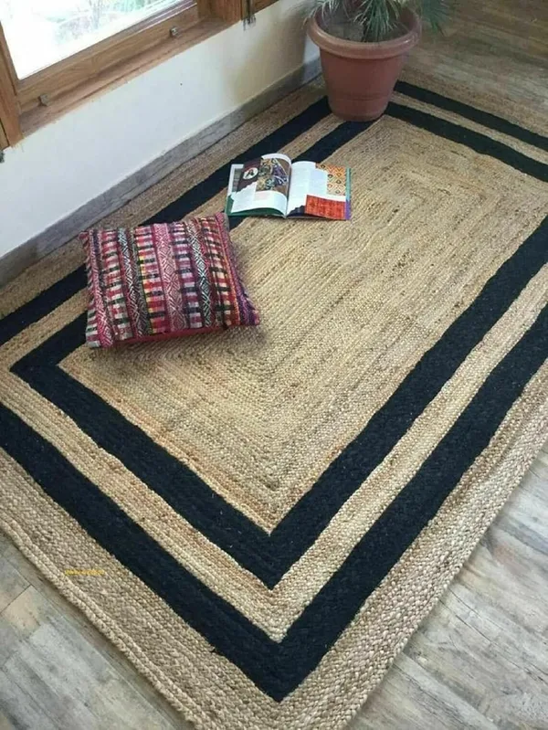 Natural_Jute_Door_Mat_Soft_Non_Slip_Ideal_For_Entryways_Kitchens_Bathrooms_And_Offices_Durable_Easy_To_Clean_Unique_Rug_For_Home_Office_Decor_Rug_Beige_Black