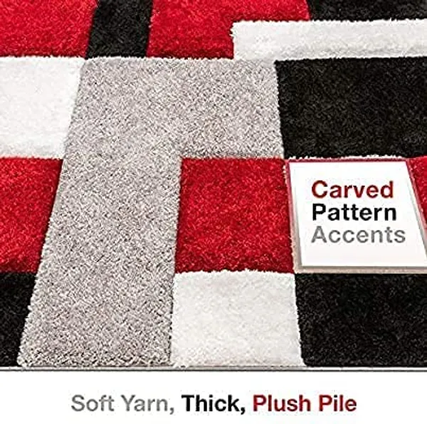 Modern_Geometric_Area_Rugshag_Texture_Multi_Colour_Pattern_With_Extra_Softness_And_Smooth_Silky_Feel_For_Living_Room_Carpet_Etc_Clr_Red_Black_White