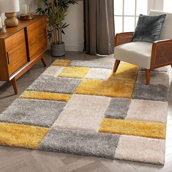 Modern_Geometric_Area_Rugshag_Texture_Multi_Colour_Pattern_With_Extra_Softness_And_Smooth_Silky_Feel_For_Living_Room_Carpet_Etc_Clr_Yellow_Silver_3_D