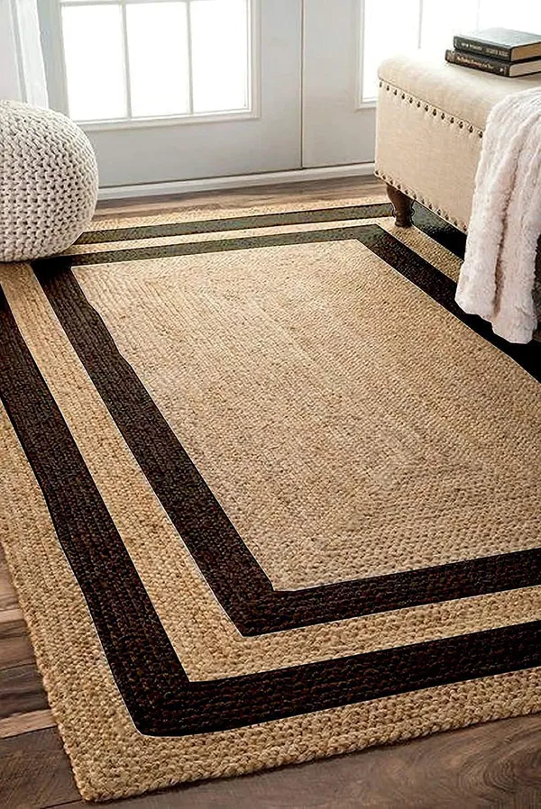 Handwoven_Natural_Jute_Braided_Carpet_Mats_Durable_Non_Slip_Area_Rugs_For_Living_Room_Bedroom_Kitchen_And_Hall_Carpet_Etc_Clr_Black_Design