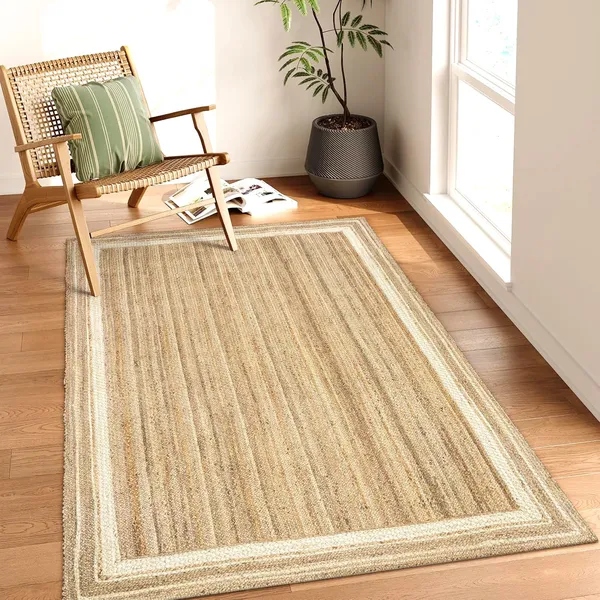Handwoven_Natural_Jute_Braided_Carpet_Mats_Durable_Non_Slip_Area_Rugs_For_Living_Room_Bedroom_Kitchen_And_Hall_Carpet_Etc_Clr_Jute_Design