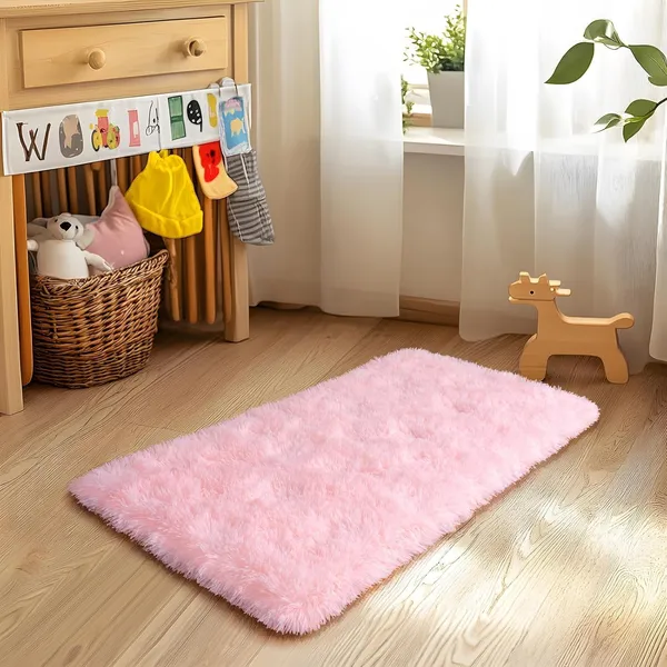 Shaggy_Round_Area_Rugsoft_Plush_Circle_Solid_Color_Carpet_For_Living_Room_Bedroom_Kids_Room_Fluffy_Floor_Mat_For_Home_Decor_Etc_Color_Pink
