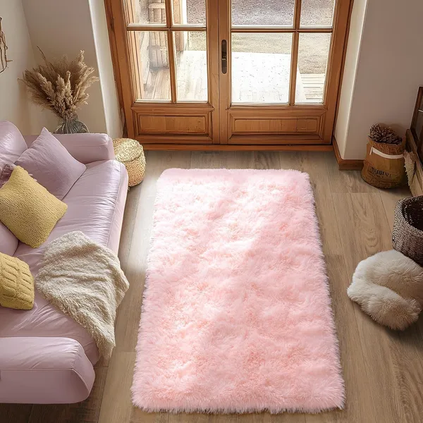 Ultraplush_3_D_Shaggy_Carpet_Use_Full_And_Non_Slip_Diverse_Patterns_Ands_To_Match_Your_Home_S_Decor_And_Comfort_Needs_Doormat_Etc_Color_Pink