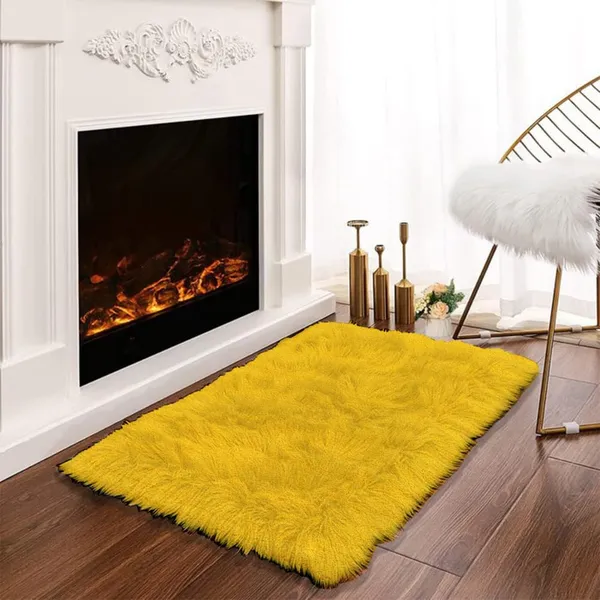 Ultraplush_3_D_Shaggy_Carpet_Use_Full_And_Non_Slip_Diverse_Patterns_Ands_To_Match_Your_Home_S_Decor_And_Comfort_Needs_Doormat_Etc_Color_Yellow