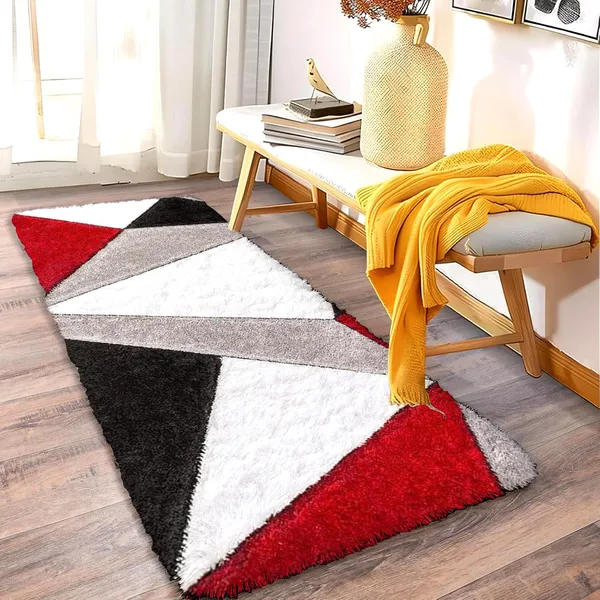 Ultraplush_3_D_Shaggy_Carpet_Use_Full_And_Non_Slip_Diverse_Patterns_Ands_To_Match_Your_Home_S_Decor_And_Comfort_Needs_Etc_Color_Black_Red
