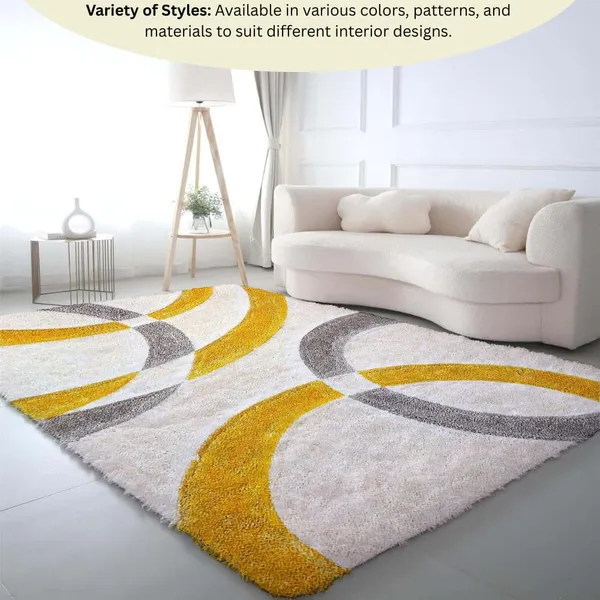 Ultraplush_3_D_Shaggy_Carpet_Use_Full_And_Non_Slip_Diverse_Patterns_Ands_To_Match_Your_Home_S_Decor_And_Comfort_Needs_Etc_Color_Ivory_Yellow