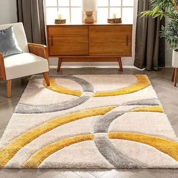 Ultraplush_3_D_Shaggy_Carpet_Use_Full_And_Non_Slip_Diverse_Patterns_Ands_To_Match_Your_Home_S_Decor_And_Comfort_Needs_Etc_Color_Ivory_Yellow