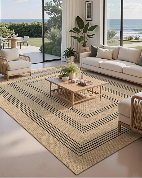 Jute_Carpet_Handmade_Natural_Fiber_Area_Rug_For_Home_Decor_Boho_Chic_Sustainable_Stylish_Mat_Color_Black_Line