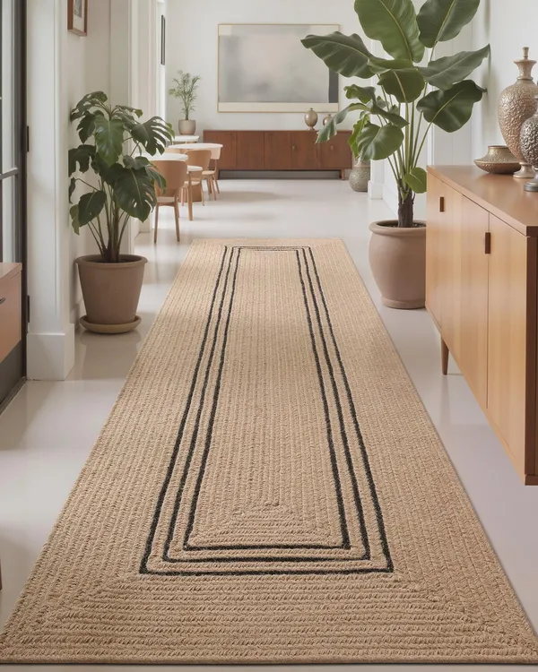 Jute_Carpet_Handmade_Natural_Fiber_Area_Rug_For_Home_Decor_Boho_Chic_Sustainable_Stylish_Mat_Color_Black_Line