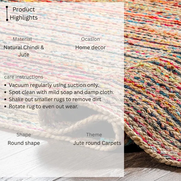 Jute_Round_Handwoven_Natural_Fiber_Rug_For_Living_Room_Bedroom_Dining_Eco_Friendly_Boho_Braided_Floor_Mat_Durable_Area_Rug_For_Home_Office_Color_Chindi_Jute