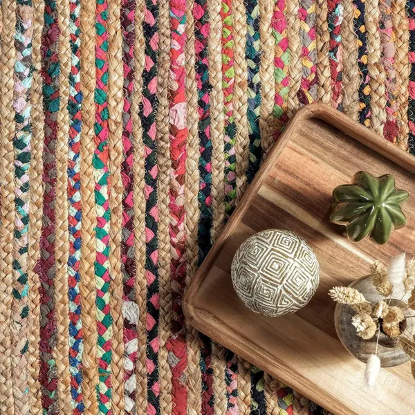 Jute_Round_Handwoven_Natural_Fiber_Rug_For_Living_Room_Bedroom_Dining_Eco_Friendly_Boho_Braided_Floor_Mat_Durable_Area_Rug_For_Home_Office_Color_Chindi_Jute