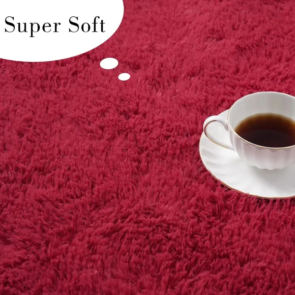 Shaggy_Round_Carpet_Soft_Fluffy_Anti_Skid_Washable_Plush_Rug_Thick_Modern_Decorative_Floor_Mat_For_Bedroom_Living_Room_Kids_Room_Etc_Color_Maroon