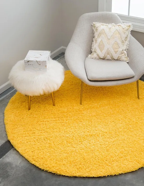 Shaggy_Round_Carpet_Soft_Fluffy_Anti_Skid_Washable_Plush_Rug_Thick_Modern_Decorative_Floor_Mat_For_Bedroom_Living_Room_Kids_Room_Etc_Color_Yellow