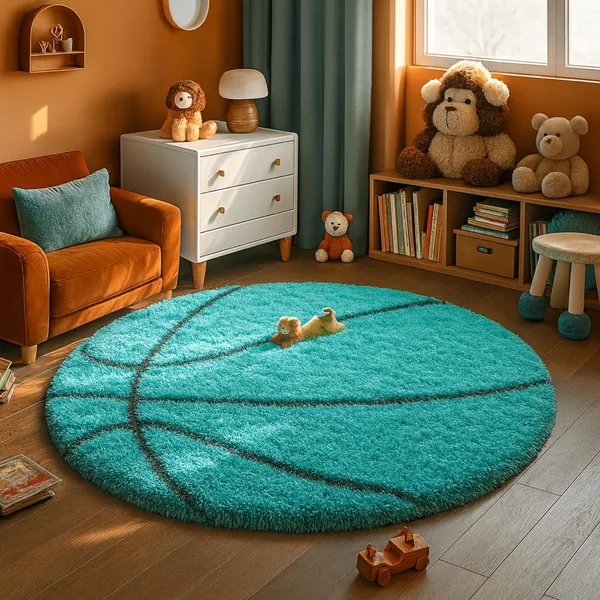 Shaggy_Round_Carpet_Soft_Fluffy_Anti_Skid_Washable_Plush_Rug_Thick_Modern_Decorative_Floor_Mat_For_Bedroom_Living_Room_Kids_Room_Etc_Color_Ball_Turquoise
