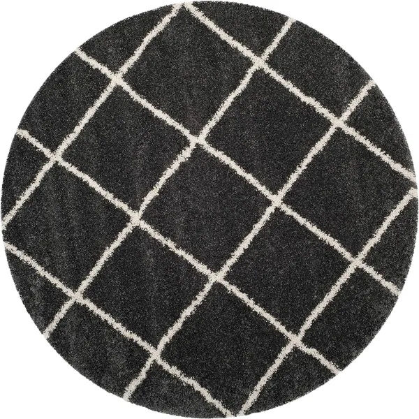 Shaggy_Round_Carpet_Soft_Fluffy_Anti_Skid_Washable_Plush_Rug_Thick_Modern_Decorative_Floor_Mat_For_Bedroom_Living_Room_Kids_Room_Etc_Color_Grey_Box