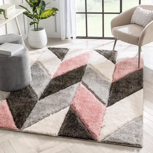 Luxury_Shaggy_Carpet_With_Non_Slip_Backing_Perfect_For_Living_Room_Bedroom_Etc_Crl_Black_Silver