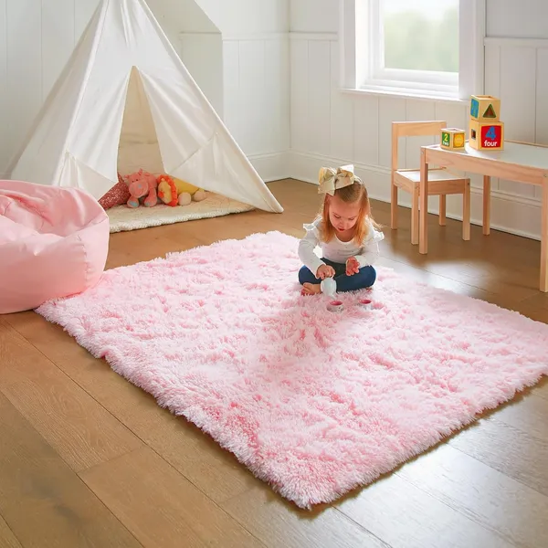 Premium_Shaggy_Carpet_Soft_Luxurious_Non_Slip_Comfort_For_Bedroom_Living_Room_Office_Colour_Pink