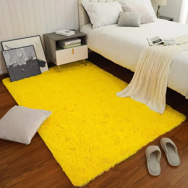 Premium_Shaggy_Carpet_Soft_Luxurious_Non_Slip_Comfort_For_Bedroom_Living_Room_Office_Colour_Yellow