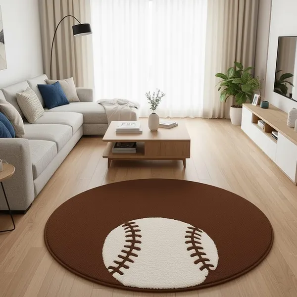 Modern_Shaggy_Round_Rug_Ultra_Soft_Plush_Circle_Carpet_For_Living_Room_Bedroom_Nursery_Fuzzy_Fluffy_Area_Rug_With_Non_Slip_Base_Coffee_Double_Ball