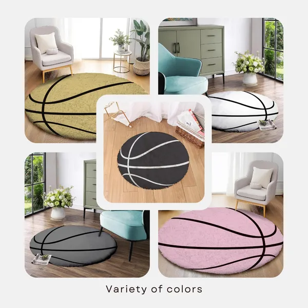 Super_Soft_Shaggy_Carpet_Luxury_Comfort_For_Living_Room_Bedroom_3_D_Round_Clr_Black_Ball