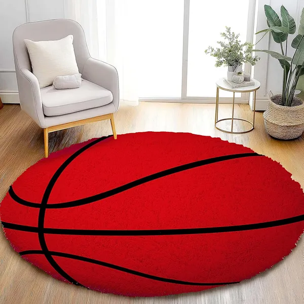 Modern_Shaggy_Round_Rug_Ultra_Soft_Plush_Circle_Carpet_For_Living_Room_Bedroom_Nursery_Fuzzy_Fluffy_Area_Rug_With_Non_Slip_Base_Red_Ball