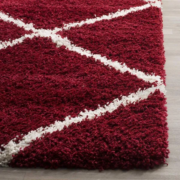 Ultra_Soft_Shaggy_Carpet_For_Living_Room_Bedroom_Premium_Fluffy_Area_Rug_Red_Ivory_Box