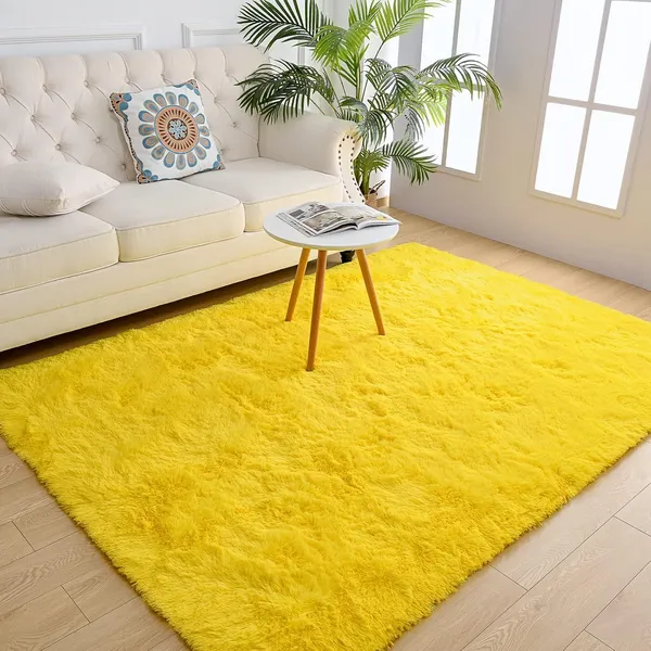 Ultra_Soft_Shaggy_Carpet_For_Living_Room_Bedroom_Premium_Fluffy_Area_Rug_Yellow_Pleen