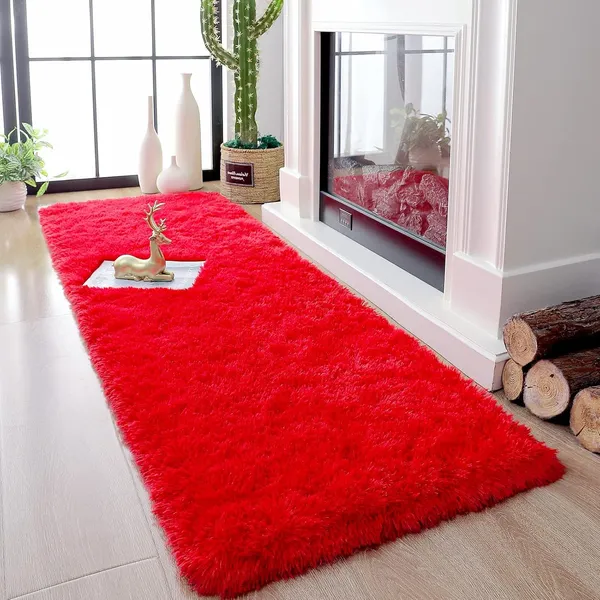 Ultra_Soft_Shaggy_Carpet_For_Living_Room_Bedroom_Premium_Fluffy_Area_Rug_Red