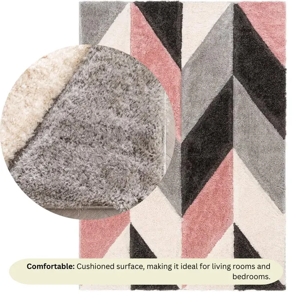 Ultra_Soft_Shaggy_Carpet_For_Living_Room_Bedroom_Premium_Fluffy_Area_Rug_Pink_Black