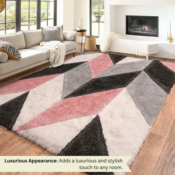 Ultra_Soft_Shaggy_Carpet_For_Living_Room_Bedroom_Premium_Fluffy_Area_Rug_Pink_Black