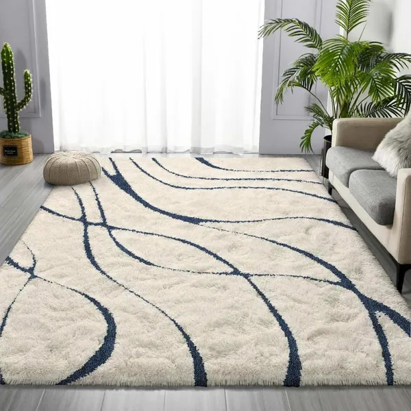 Ultra_Soft_Shaggy_Carpet_For_Living_Room_Bedroom_Premium_Fluffy_Area_Rug_Ivory_Blue_O_Cut
