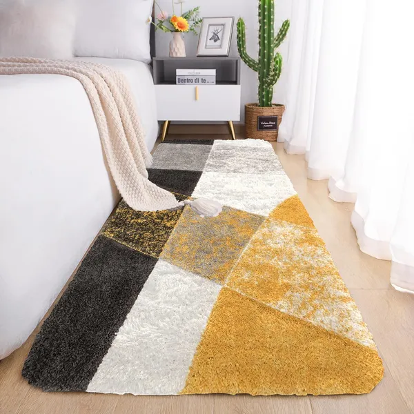 Ultra_Soft_Shaggy_Carpet_For_Living_Room_Bedroom_Premium_Fluffy_Area_Rug_Yellow_Black_3_D