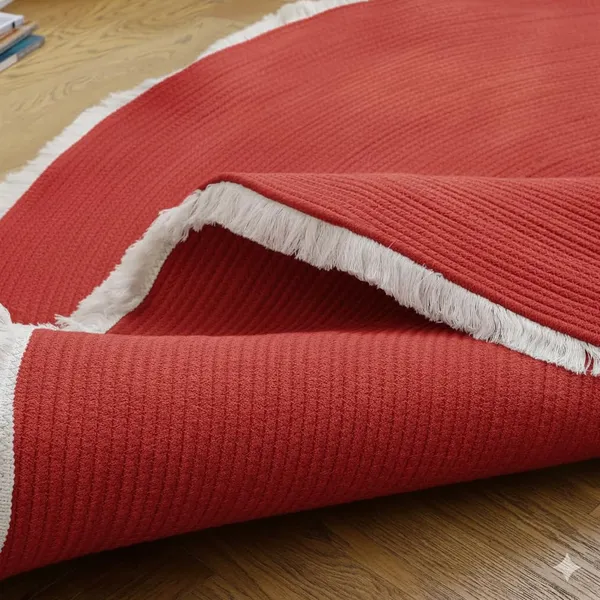 Braided_Cotton_Dori_Round_Carpet_Modern_Traditional_Design_Clr_Red