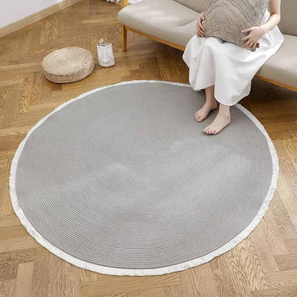 Braided_Cotton_Dori_Round_Carpet_Modern_Traditional_Design_Clr_Silver