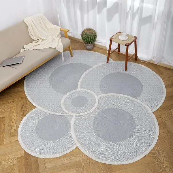 Braided_Cotton_Dori_Round_Carpet_Modern_Traditional_Design_Clr_Grey_Silver