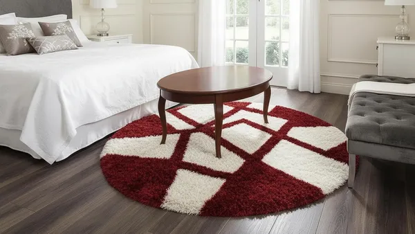 Premium_Shaggy_Round_Rug_Ultra_Soft_Bedroom_Living_Room_Hall_Modern_Carpet_For_Home_Decor_Color_Red_White_Box_3_D