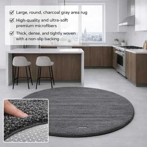 Premium_Shaggy_Round_Rug_Ultra_Soft_Bedroom_Living_Room_Hall_Modern_Carpet_For_Home_Decor_Color_Grey_Ivory_3_D