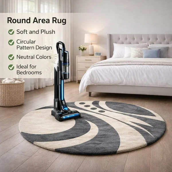 Premium_Shaggy_Round_Rug_Ultra_Soft_Bedroom_Living_Room_Hall_Modern_Carpet_For_Home_Decor_Color_Grey_Beige_3_D