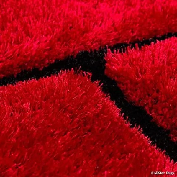 Ultra_Soft_Shaggy_Carpet_For_Living_Room_Bedroom_Fluffy_Modern_Area_Rug_Break_Red_3_D