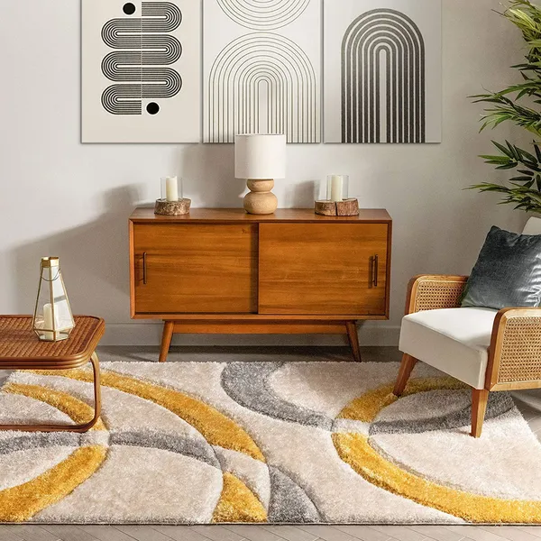 Ultra_Soft_Shaggy_Carpet_For_Living_Room_Bedroom_Fluffy_Modern_Area_Rug_Ivory_And_Yellow_Cri_3_D