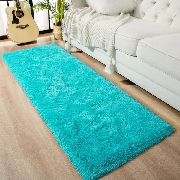 Premium_Shaggy_Rug_For_Home_Decor_Thick_Cozy_Floor_Carpet_Turquoise