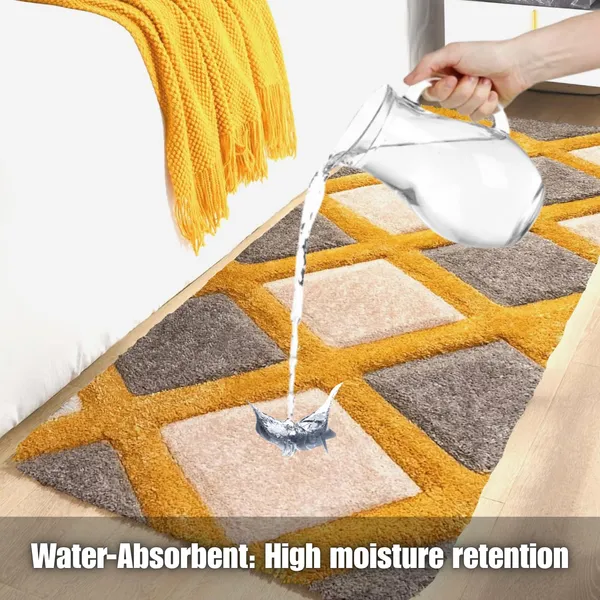 Premium_Shaggy_Rug_For_Home_Decor_Thick_Cozy_Floor_Carpet_Yellow_Line_3_D
