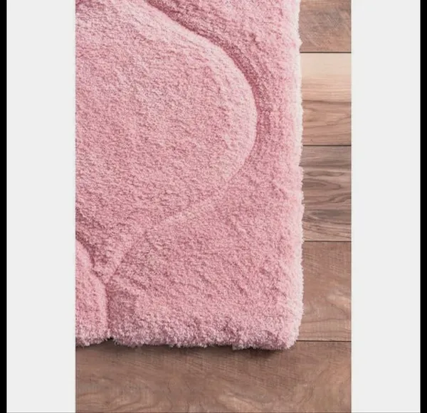 Premium_Shaggy_Rug_For_Home_Decor_Thick_Cozy_Floor_Carpet_Pink