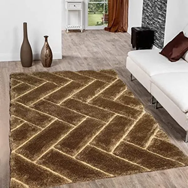 Ultra_Soft_Shaggy_Carpet_For_Living_Room_Bedroom_Fluffy_Modern_Area_Rug_Break_Gold_3_D
