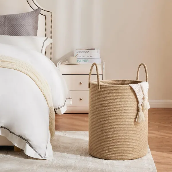 Large_Cotton_Storage_Basket_For_Living_Room_Bedroom_Nursery_Laundry_Beige_Small
