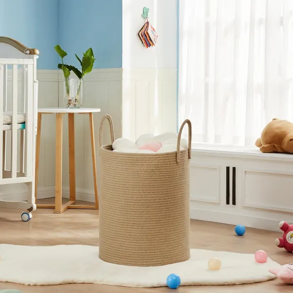 Large_Cotton_Storage_Basket_For_Living_Room_Bedroom_Nursery_Laundry_Beige_Small